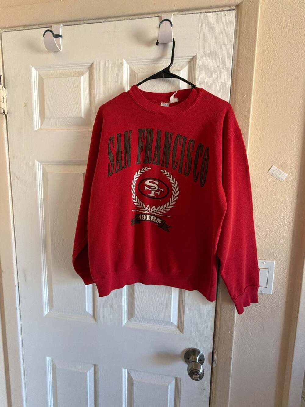 NFL San Francisco 49ers Vintage 90s Sweatshirt Red Crewneck